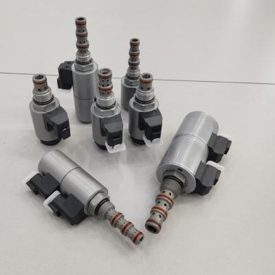 China 2 Position 4 Port Hydraulic Valve Cartridge Threaded Spool Type Solenoid Valve for sale