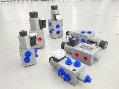 China Hydraulisch-elektrische 6-Wege-2-Solenoidventil mit ER / DG-Anschluss zu verkaufen