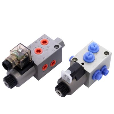 China High efficient Solenoid Control Valve 6 Way 2 Position Hydraulic Electric Valve for sale