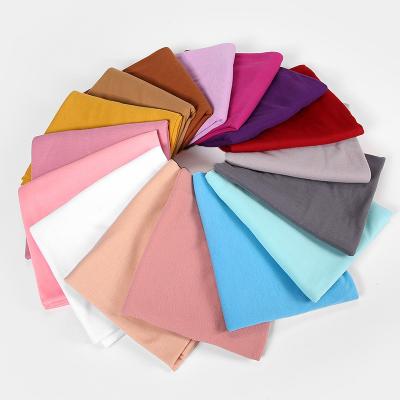 China Fashion Factory Supplier Plain Hijab Shawl Scarves Good Quality Women Head Wraps Wholesale Price for sale