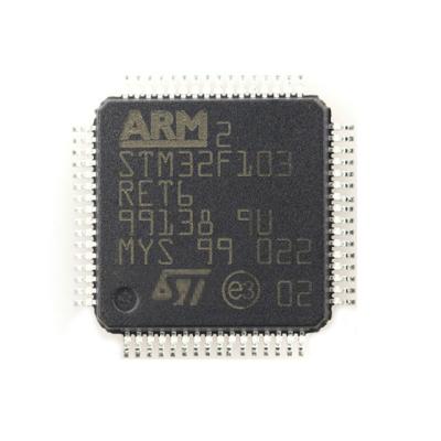 China Original ARM processor flash memory patch Lqfp64 IC contact customer service chip STM32F103RET6 single chip microcomputer can replace burning arduino for sale