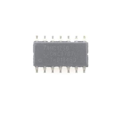 China Four-way arduino row driver IC receiver SRAM SOIC-14Three state output buffer 74HC125D encapsulation for sale