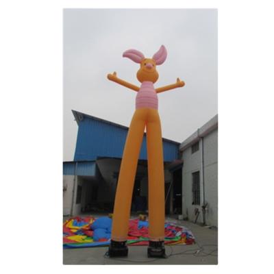 China 2021 Parachute Cloth Party Used Inflatable Cute Bear Air Dancer , Inflatable Bear Sky Dancer For Kids Party for sale