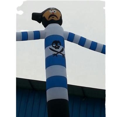 China 2021 parachute fabric outdoor pirate inflatable sky dancer for sale/inflatable pirate flyman air dancer for advertising for sale