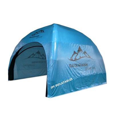 China PVC Tarpaulin 0.6mm 2021 Doors Flexible X Shape Spider Zip Inflatable Tent With Logo For Events for sale