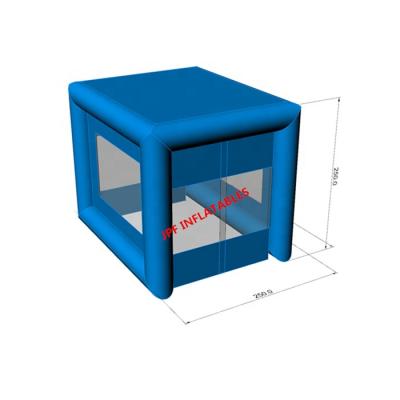 China Disinfection air sealed inflatable disinfection channel with spray, inflatable disinfection channel with sterilization booth for sale