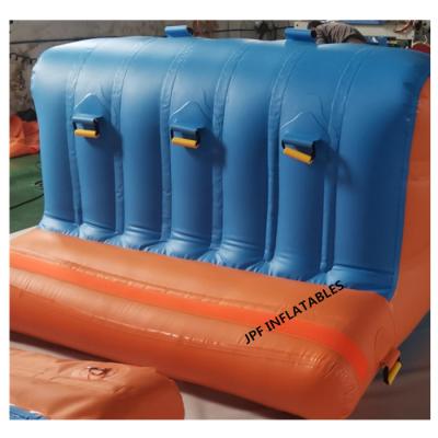 China 0.55mm PVC tarpaulin 2021 quality commerical water park inflatable climbing water slide with handles. inflatable water slide for sale