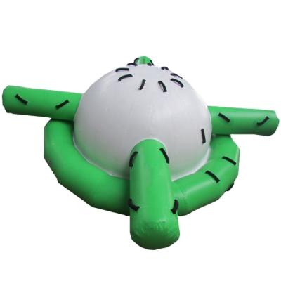 China 0.9mm PVC Tarpaulin Inflatable Floating Water Spinner / Inflatable Water Saturn For Lakes, Pools Or The Sea for sale