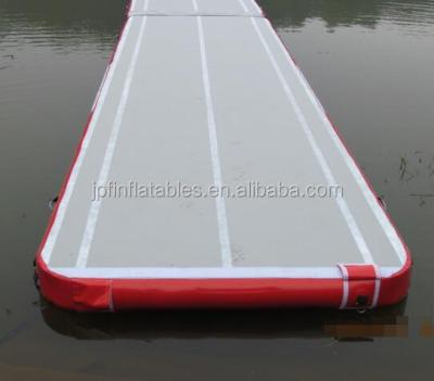 China 0.9mm PVC Tarpaulin 2021 Inflatable Water Play Equipment Price Floating Platform For Pool Or Sea for sale