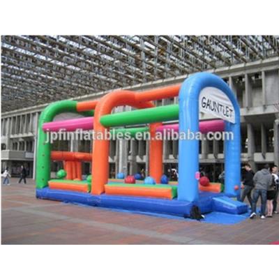 China 0.55mm PVC Tarpaulin Inflatable Guantlet Sports Throw Inflatable Ball Game, Inflatable Guantlet Sports Game for sale