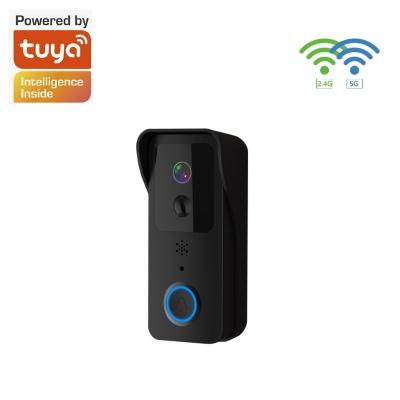 China 1080P T32 1080P Resolution 5G Video Doorbell Camera with Google Wireless Auxiliary Alexa Monitor tuya system wifi video doorbell for sale