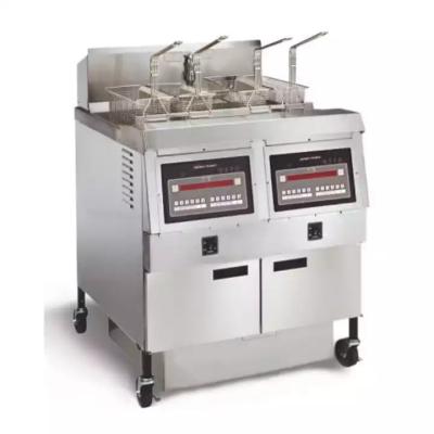 China Hotels TENSHINE OFG-322 CE 2 Pots 4 Baskets Commercial Food Trailer With Deep Fryer for sale