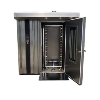 China Commercial Catering 32 Trays Bread Rack Oven / Rotary Bakery Equipment / Rotating Baking Oven for sale