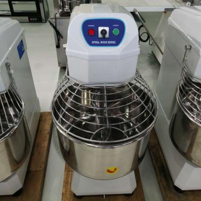 China Mxier Snack Factory Hot Selling Commercial Dough/50L Big Commercial Flour Mixer Bakery Machine Spiral Dough Mixer for sale