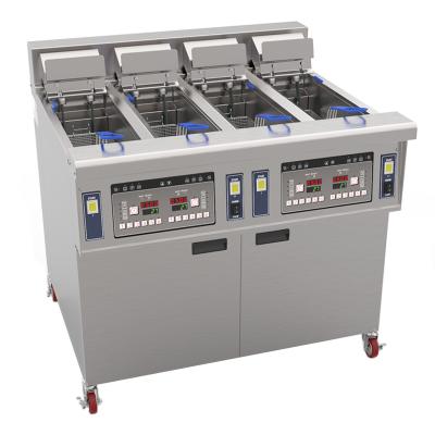 China Factory Direct Kitchen Equipment 4 Baskets Hotel TENSHINE Factory Manufacture Deep Fryer Machine OFE-56A for sale