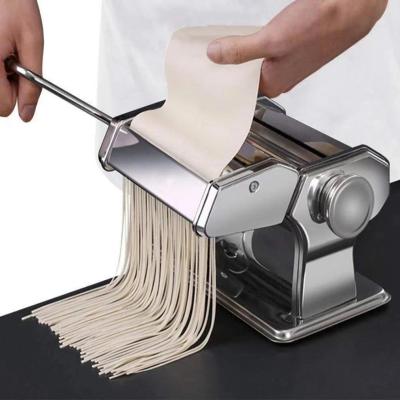 China Cultivate Manual Noodle Dolly Mini P3 Rolling Machine TENSHINE Dough Cutter Noodle Maker Wholesale Pasta for sale