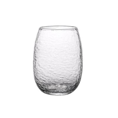 China Other Japanese Style Hammer Glass Beer Cup Household Whisky Heat-Resistant Water Mousse Milk for sale