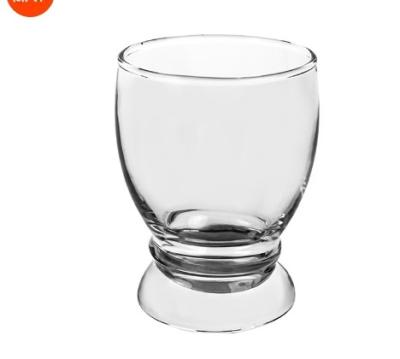 China Modern minimalism Commercial ice cream cups, thick bottomed low footed cups, practical transparent small cups, low footed glass dessert cups for sale