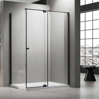 China Modern Frameless Tempered Glass Shower Cubicle Enclosure With Handles Sri Lanka RV Shower Enclosures for sale