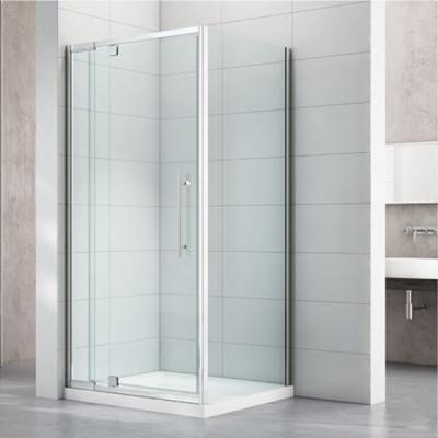 China Modern Pivot Door Hinge 6mm Tempered Glass Shower Room Bathroom Shower Price In India for sale