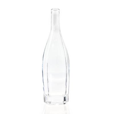 China Modern Hot Selling Shape Glass Gin Rum Liquor Bottle Factory Price for sale