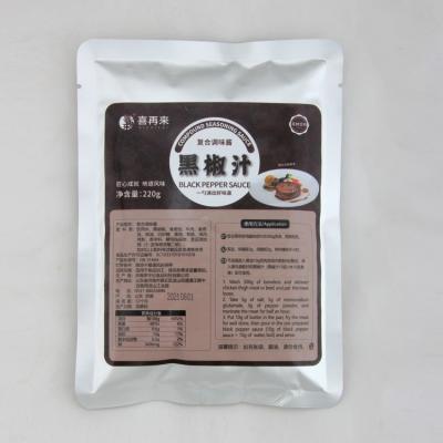 China Wholesale Food Seasoning Spices Black Pepper Sauce Food Semi Solid Seasoning OEM/ODM for sale