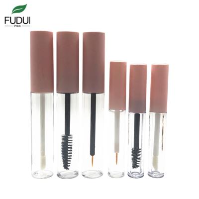 China FUDUI Cosmetic FD510ML MOQ 50 Pieces Custom Label 5ML Eyeliner Mascara Bottle Pink 10ML Lip Gloss Empty Tubes for sale