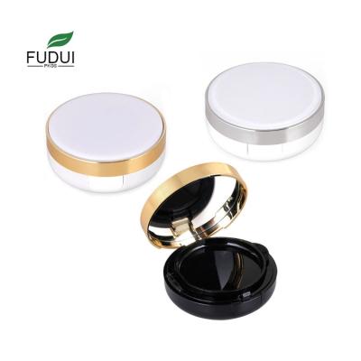 China FUDUI C09 Recyclable White Gold and Silver Loose Cream Black Gold BB Powder Case 15G Cosmetic Powder Container Packaging for sale