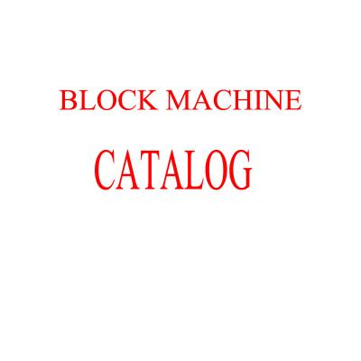 China GaintLin hydraulic and vibration block machine catalog for interlocking concrete and clay block brick for sale