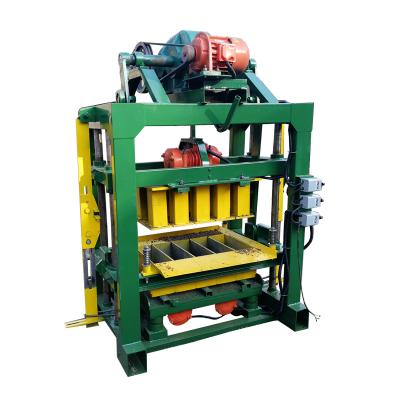 China QT40-2 Manual Hollow Cement Block Maker For Concrete Cement Block Brick Pavers for sale