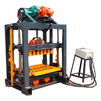 China CONCRETE Single Manual Block Making Machine Cement Solid Brick Machine in Uganda for sale