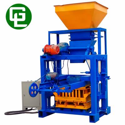 China Concrete Block Machine Color Cement Sidewalk Brick Machine QT40-1 Cement Type for sale