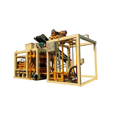 China Automatic Cement Concrete Block Making Machine QT4-25 Cinder Brick Machine with Automatic Pallet System for sale