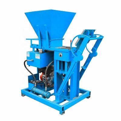 China Factory Non-Electric Hand Press Small Unfire Cavity Paving Fly Ash Cement Mud Laterite Earth Interlocking Soil C for sale