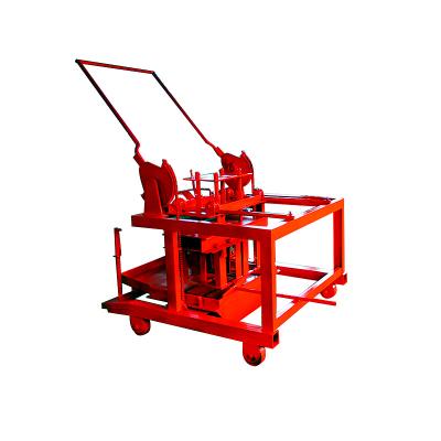 China Cinder Cement Brick Making Machine CONCRETE Mobile Hollow Concrete Block Machine in Tanzania for sale