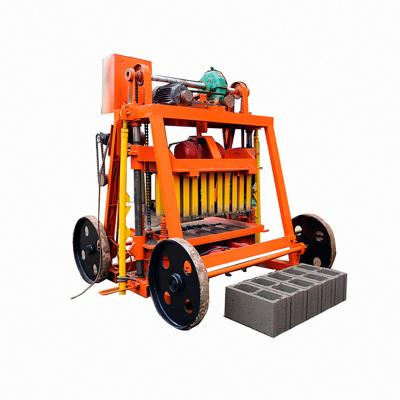 China QMY4-45 CONCRETE Moable Concrete Block Machine Walking On Cement Floor Without Pallet for sale