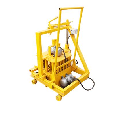 China CONCRETE cheap price mobile solid brick machine QMR2-45 for family business for sale