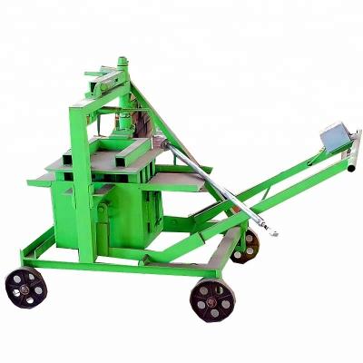 China QMR2-45 Small Electric Mobile FLY ASH Block Machine With Free Pallet Function for sale