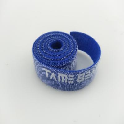 China Other LOGO Customization Hook And Loop High Quality Custom Removable Tie Roll Reusable Band for sale