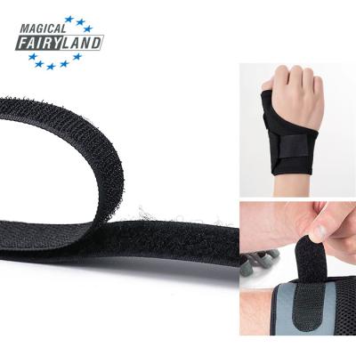 China Jiehuan Custom Viable Nylon Elastic Storage Strap Hook And Loop Band Webbing For Sporting Goods for sale