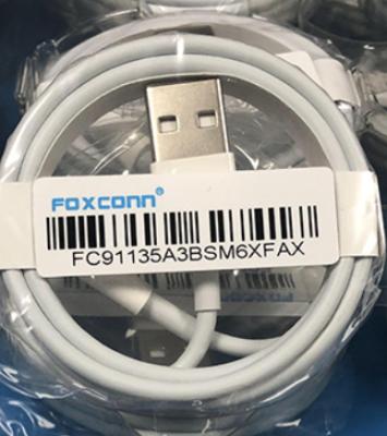 China Original Iron Shell Foxconn USB Cord 1m/3ft 5ic E75 Chip Sync Data Cable Charging Charger For Iphone USB Cable For Apple Charger Cable for sale