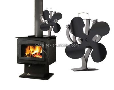 China Household Wood Burning Heat Powered Stove Fan Eco Stove Top Fan - Move Heat Into Your Room 4 Blades for sale