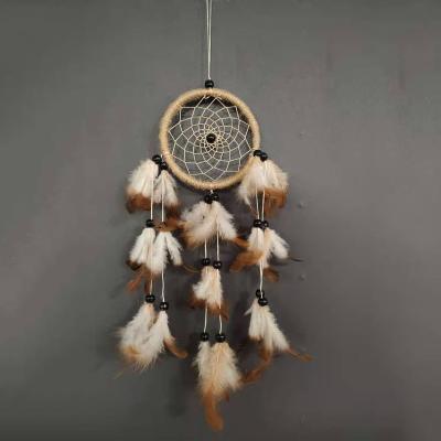 China New Style Feather Feather Catcher Dreamy Wall Hanging Tapestry Indian Home Decor Wholesale Minimalist Accessories Dream Catcher for sale