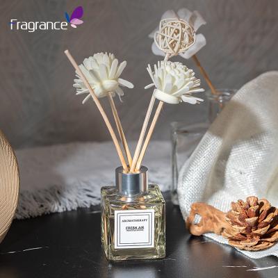 China Home Office Hotel Bedroom New Arrival Air Freshener Spray Perfume Bottle Creative Glass Aroma Diffuser for sale