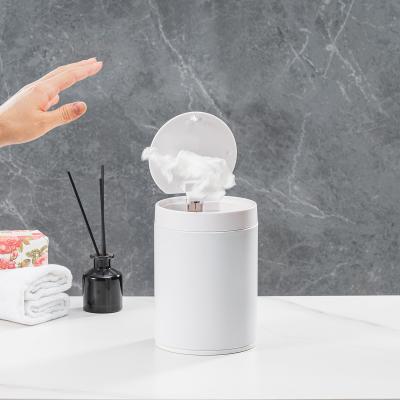 China 1.5L Edelstahl Desktop Touch Müllcontainer mit STANDING Design zu verkaufen