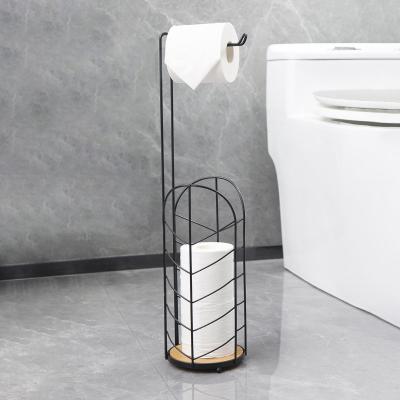 China Moderne metalen badkamer douche Caddy toiletdoekhouder met dispenser Te koop