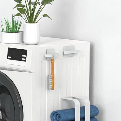 China Wall Mounted Washing Machine Rack Magnetic Storage Hooks for Metal Sundries for sale