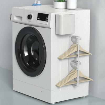 China Double Tier Magnetic Wall Mounted Washing Machine Rack for Storage Holders Racks for sale