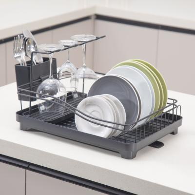 China Acero Ajustável De Cozinha Discos Drainer Rack Para Seca Discos Cor Personalizada à venda