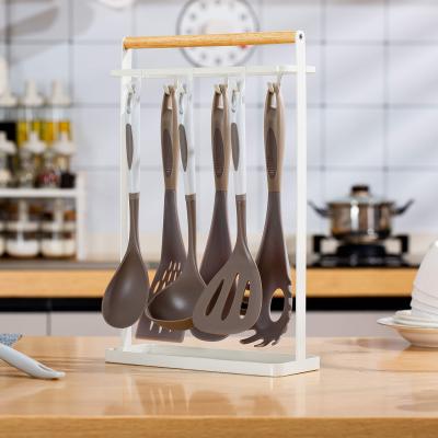 China Non-folding Rack Metal Iron Wire Hanging Storage Organizer for Kitchen Classification for sale